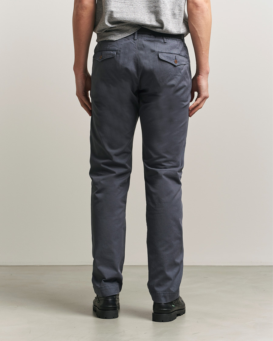 Hombres | Pantalones | RRL | Officers Flat Pants Navy