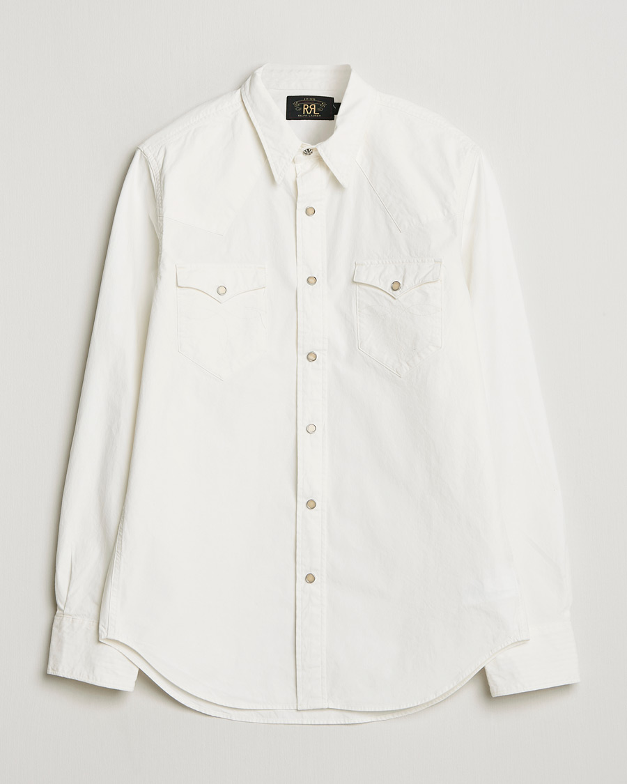 Hombres | Camisas | RRL | Buffalo Western Shirt White