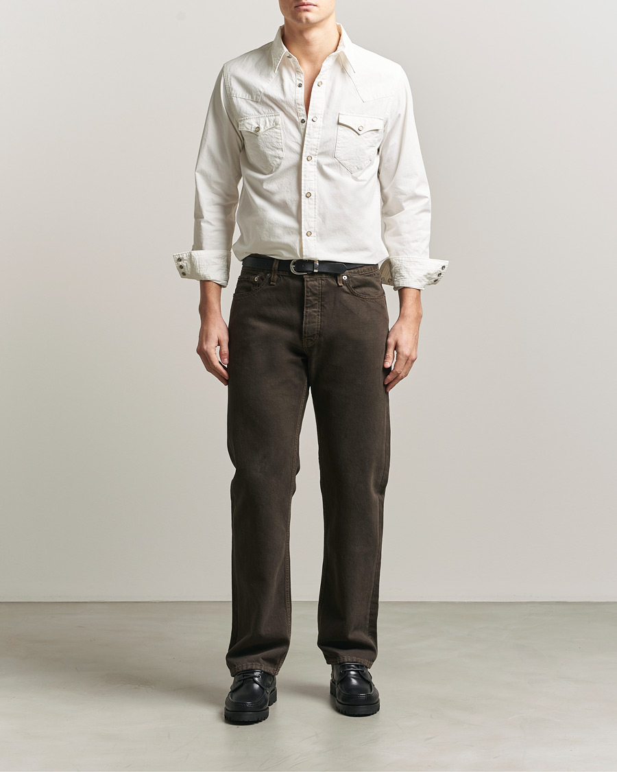 Hombres | Camisas | RRL | Buffalo Western Shirt White