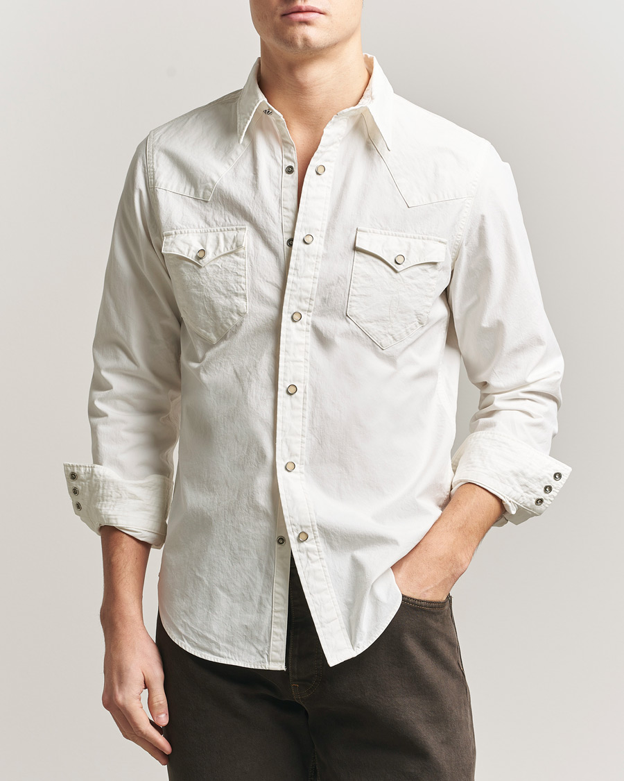 Hombres | Camisas | RRL | Buffalo Western Shirt White