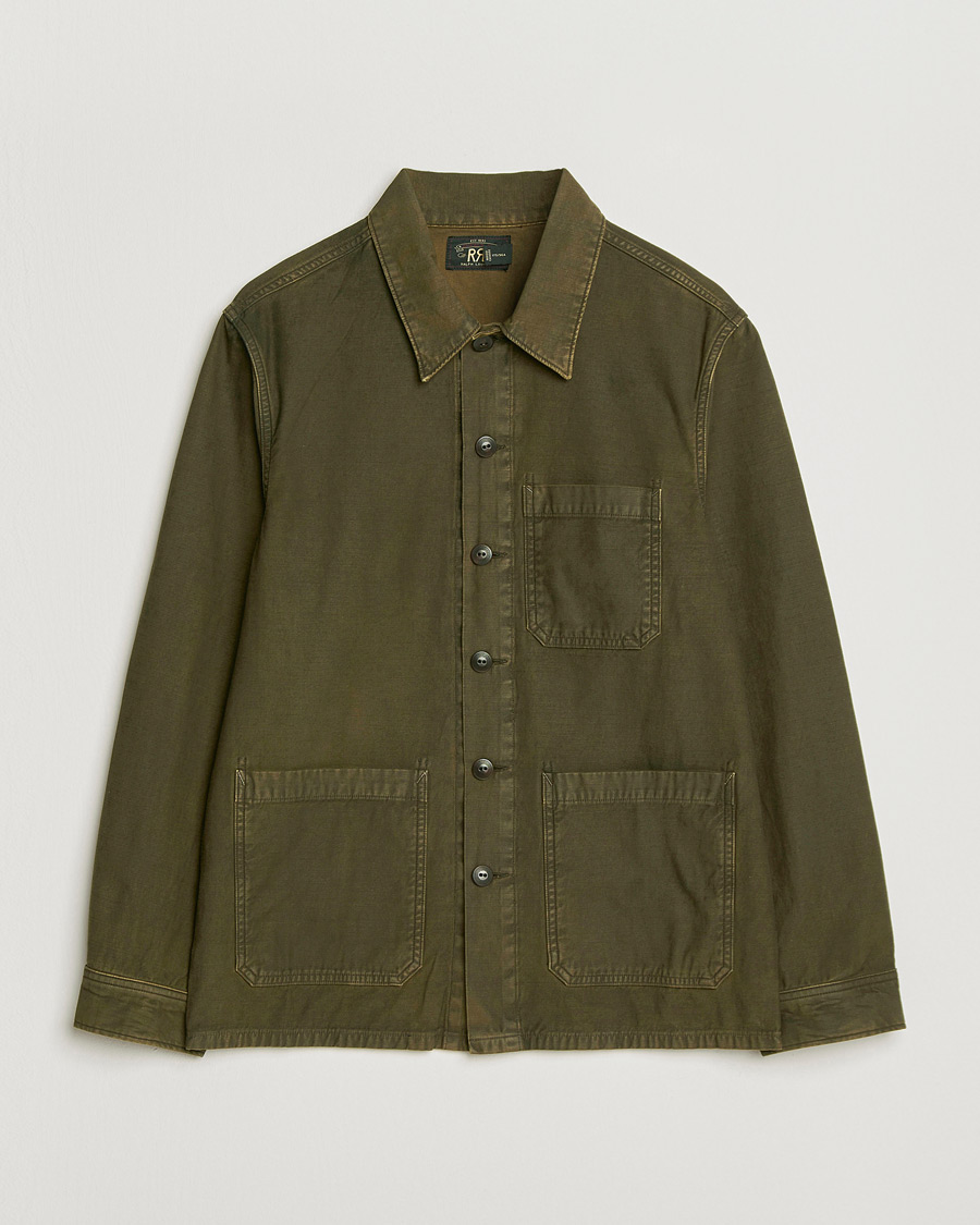 Hombres | Camisas | RRL | Asher Overshirt Washed Brown
