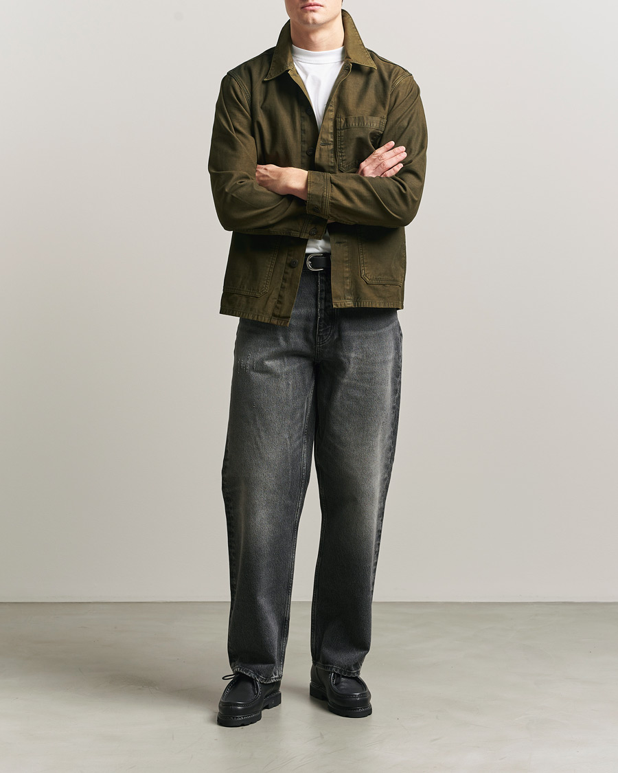 Hombres | Camisas | RRL | Asher Overshirt Washed Brown