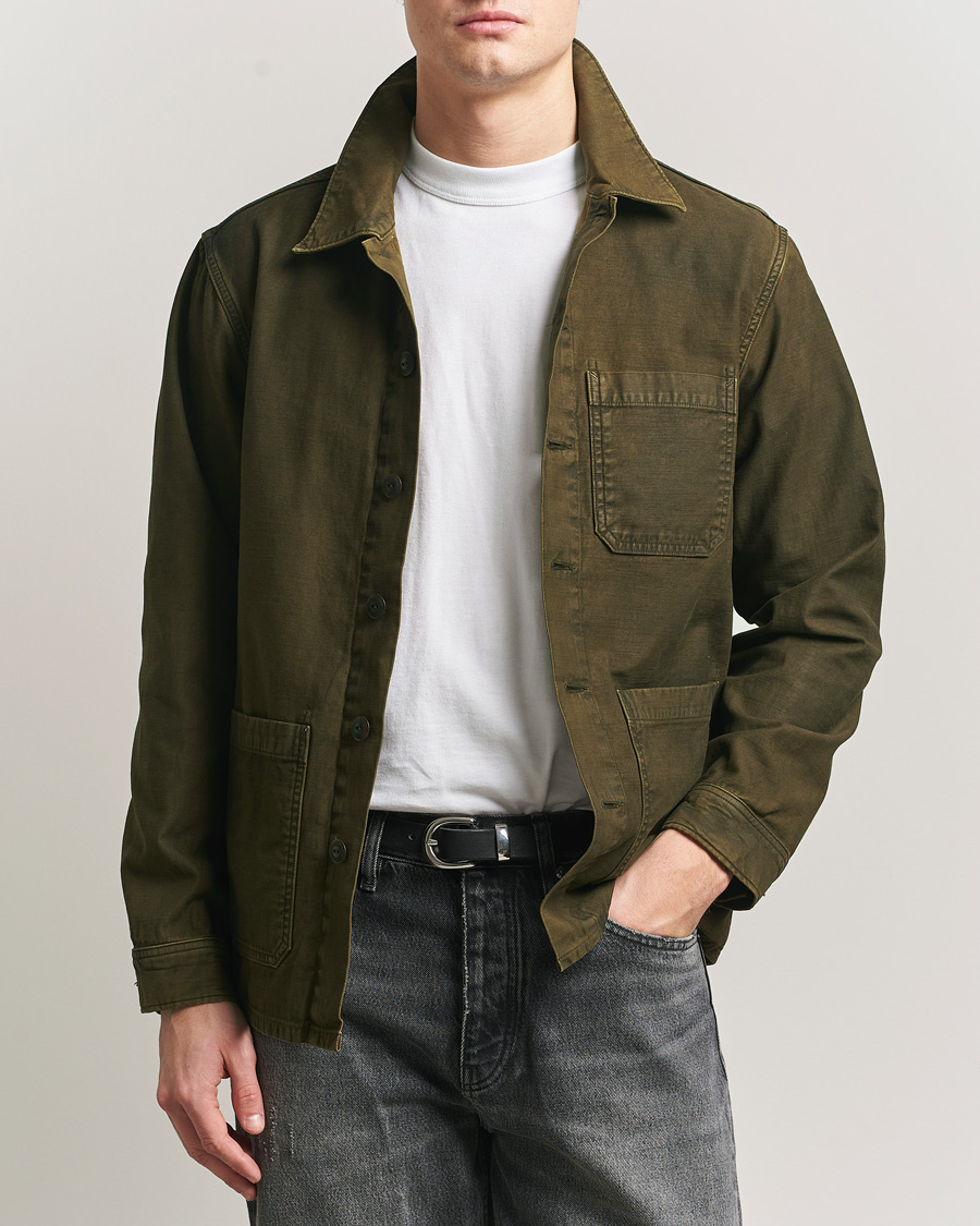 Hombres | Camisas | RRL | Asher Overshirt Washed Brown