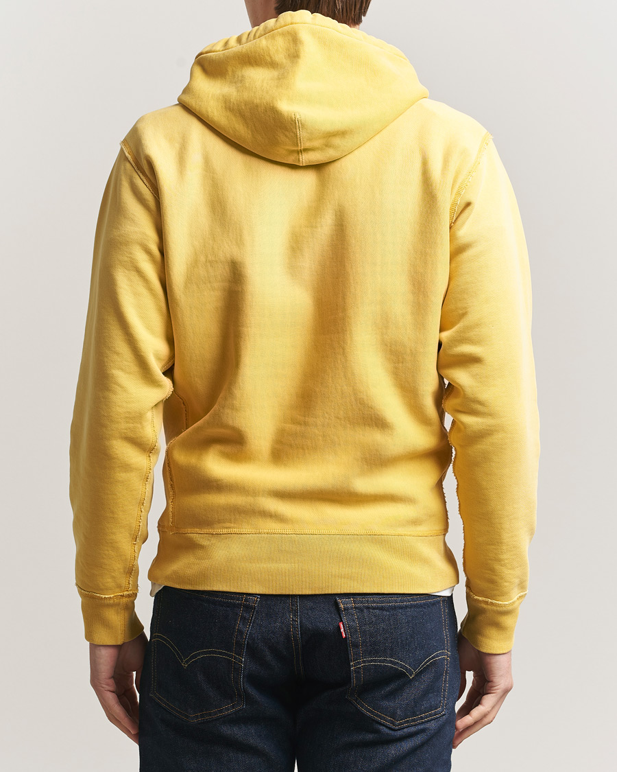Hombres | Jerséis y prendas de punto | RRL | Hooded Sweatshirt Campus Yellow