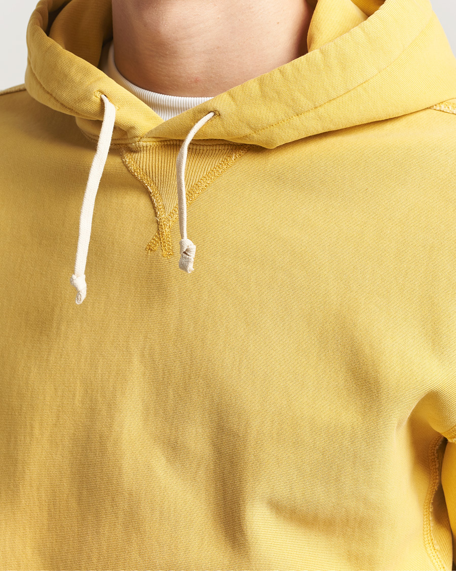 Hombres | Jerséis y prendas de punto | RRL | Hooded Sweatshirt Campus Yellow