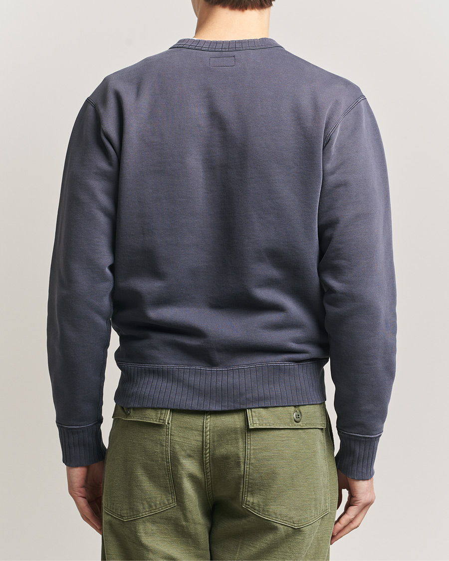 Hombres | Jerséis y prendas de punto | RRL | Training Crew Sweatshirt Faded Blue