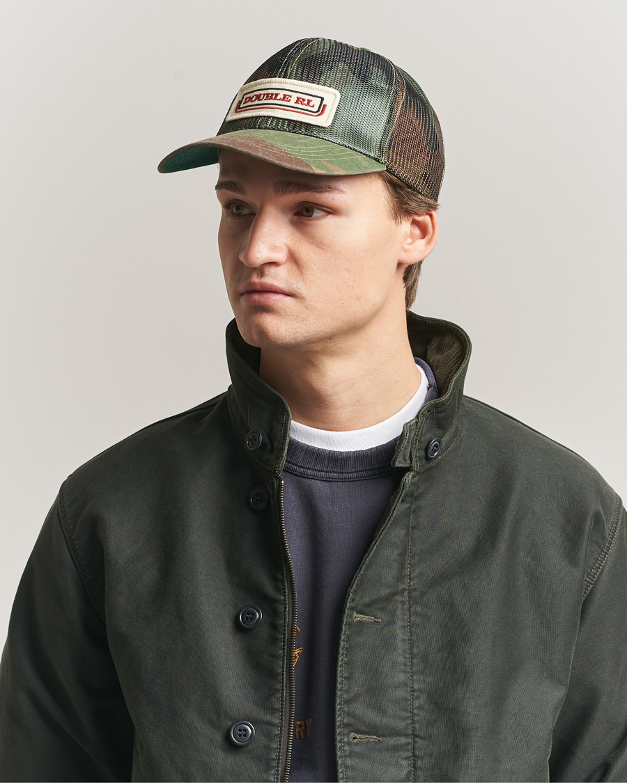 Hombres | Sombreros y gorras | RRL | Ball Cap Woodland Camo