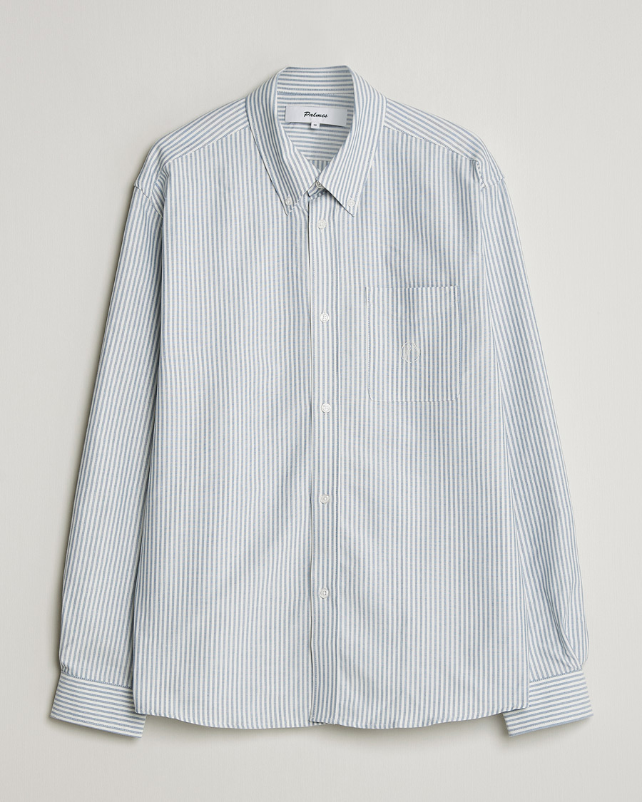 Hombres | Camisas | Palmes | Deuce Oxford Shirt Light Blue Stripe