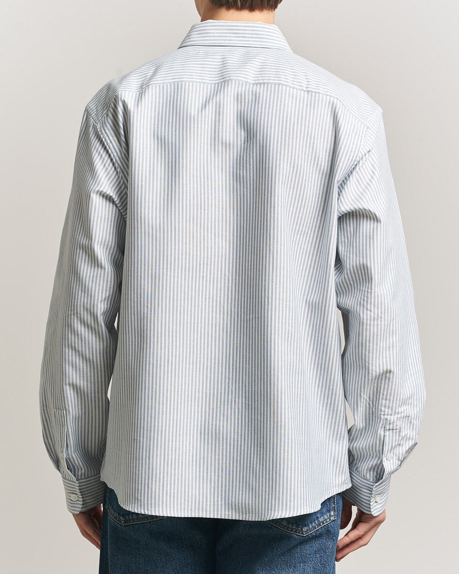 Hombres | Camisas | Palmes | Deuce Oxford Shirt Light Blue Stripe
