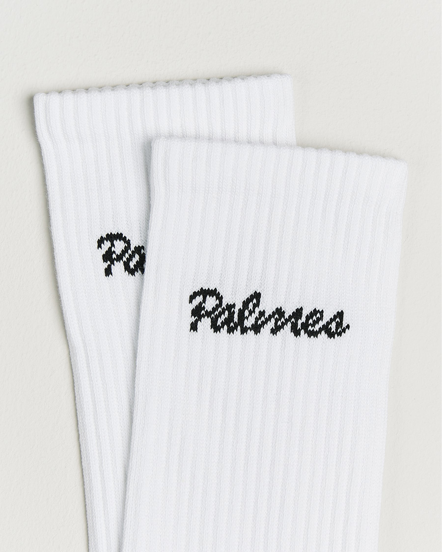 Hombres | Ropa interior y calcetines | Palmes | 2-Pack Stitch Socks White