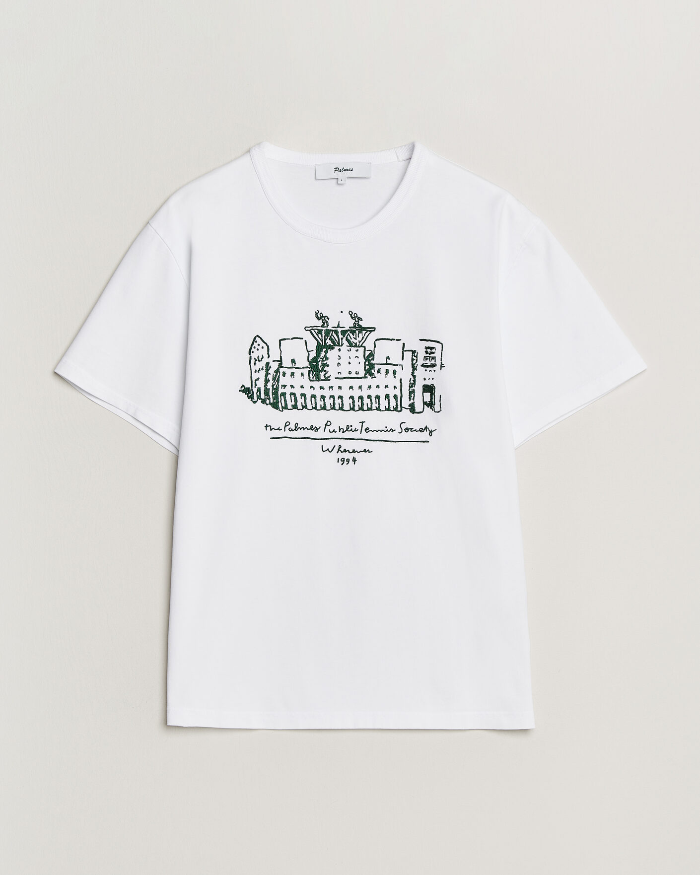 Hombres | Camisetas | Palmes | Public T-Shirt White