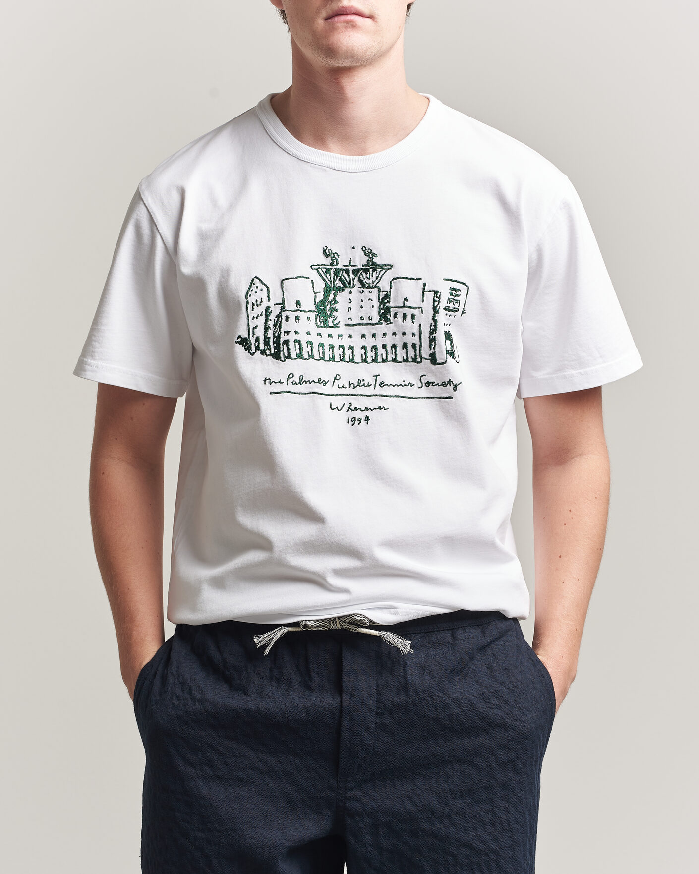 Hombres | Camisetas | Palmes | Public T-Shirt White