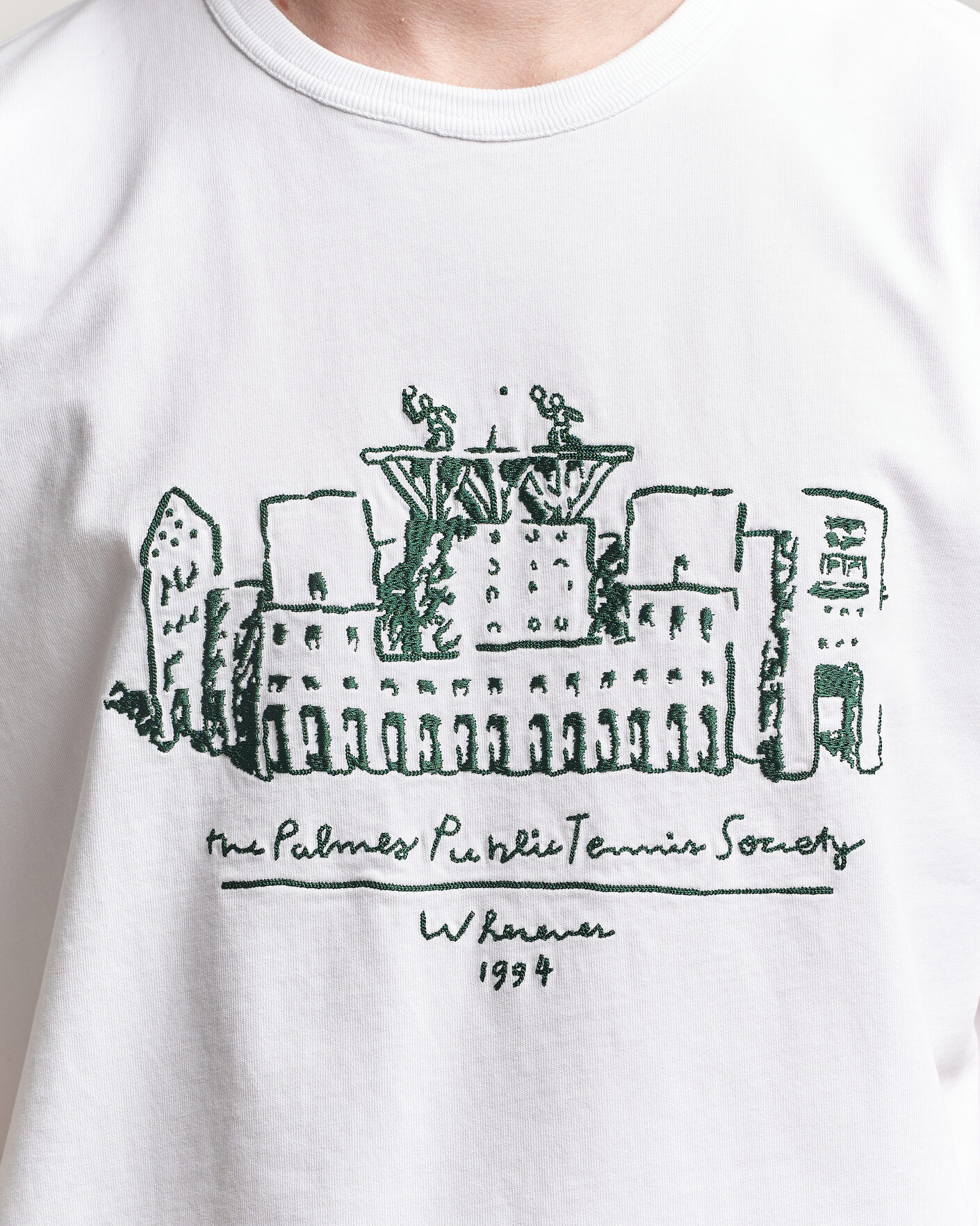 Hombres | Camisetas | Palmes | Public T-Shirt White
