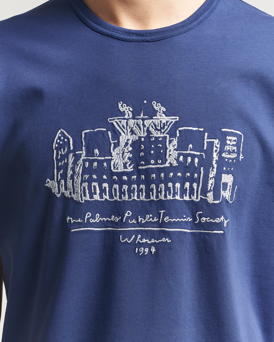 Hombres | Camisetas | Palmes | Public T-Shirt Blue