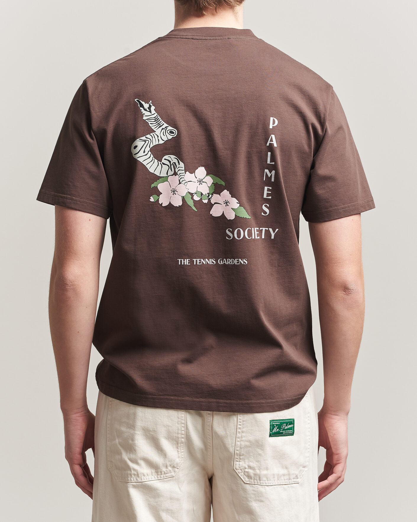 Hombres | Camisetas | Palmes | Ramus Pocket T-Shirt Brown