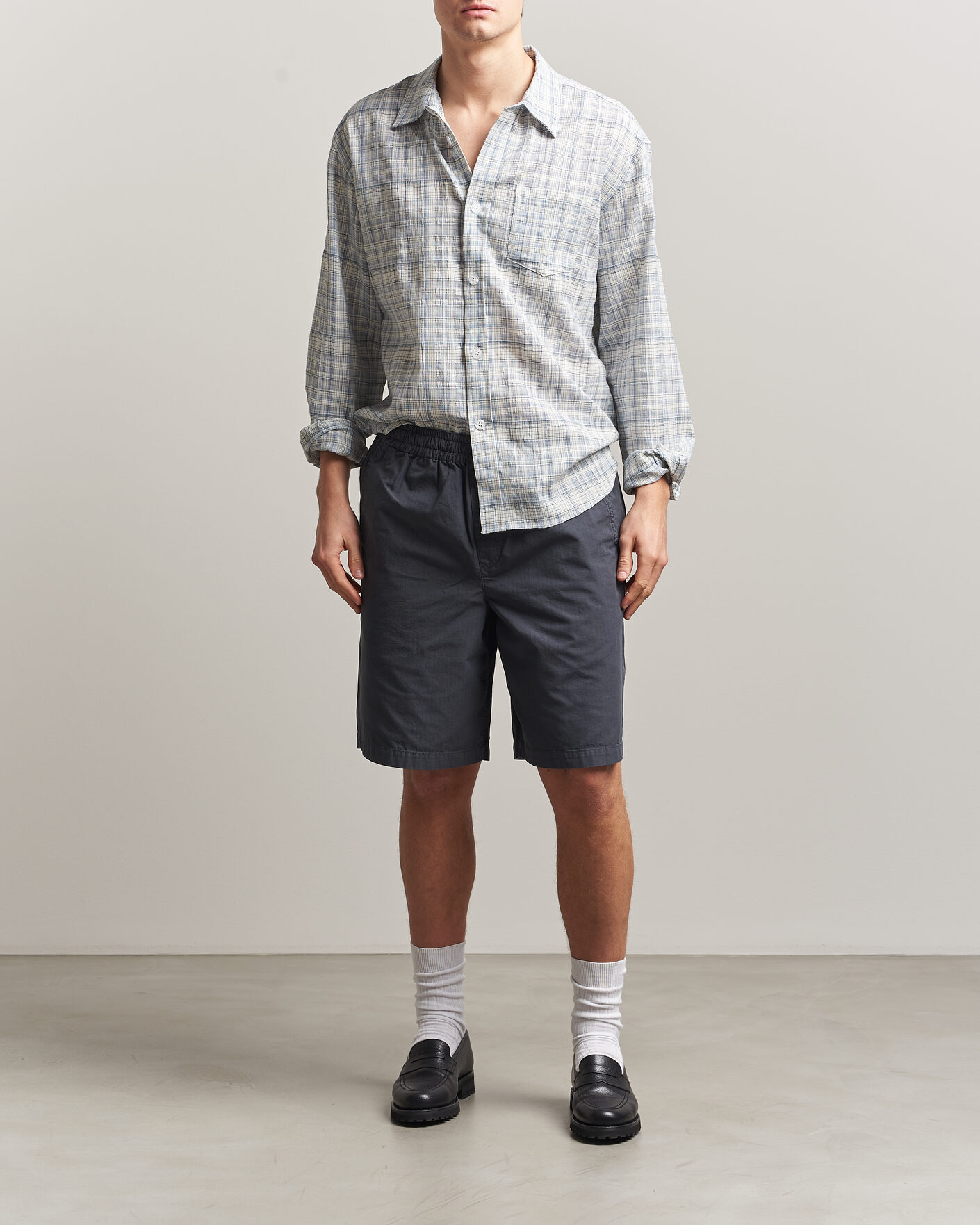 Hombres | Pantalones cortos | Palmes | Lucien Shorts Charcoal