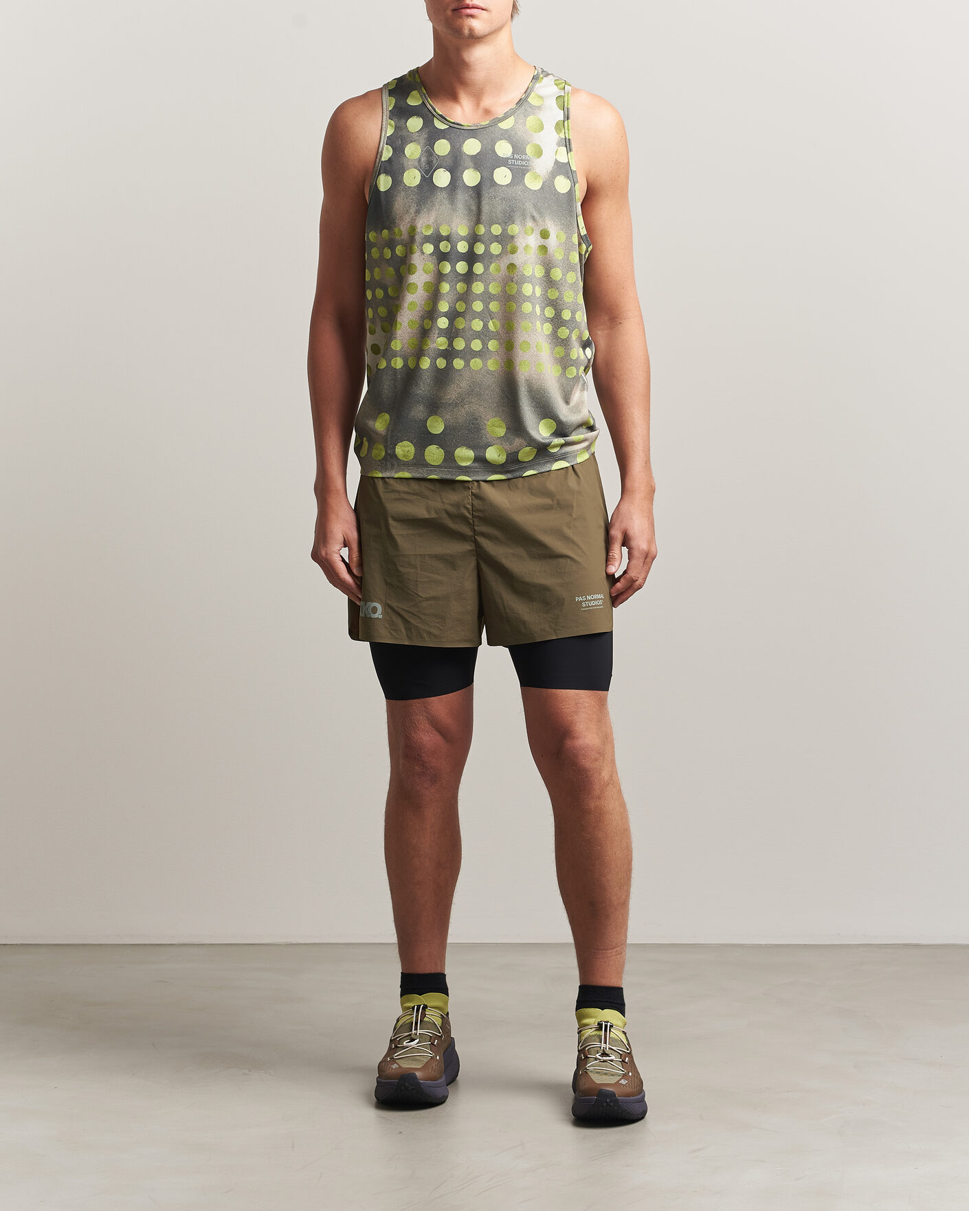 Hombres | Camisetas | Pas Normal Studios | TKO Balance Singlet Moss Green
