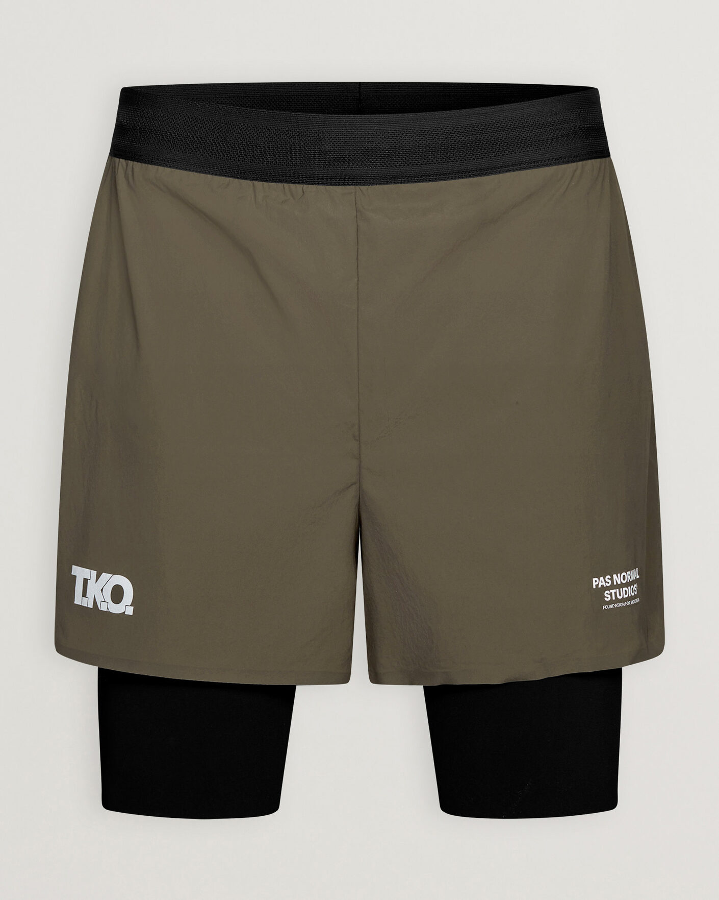 Hombres | Pantalones cortos | Pas Normal Studios | TKO Balance 2-in-1 Shorts Dark Stone