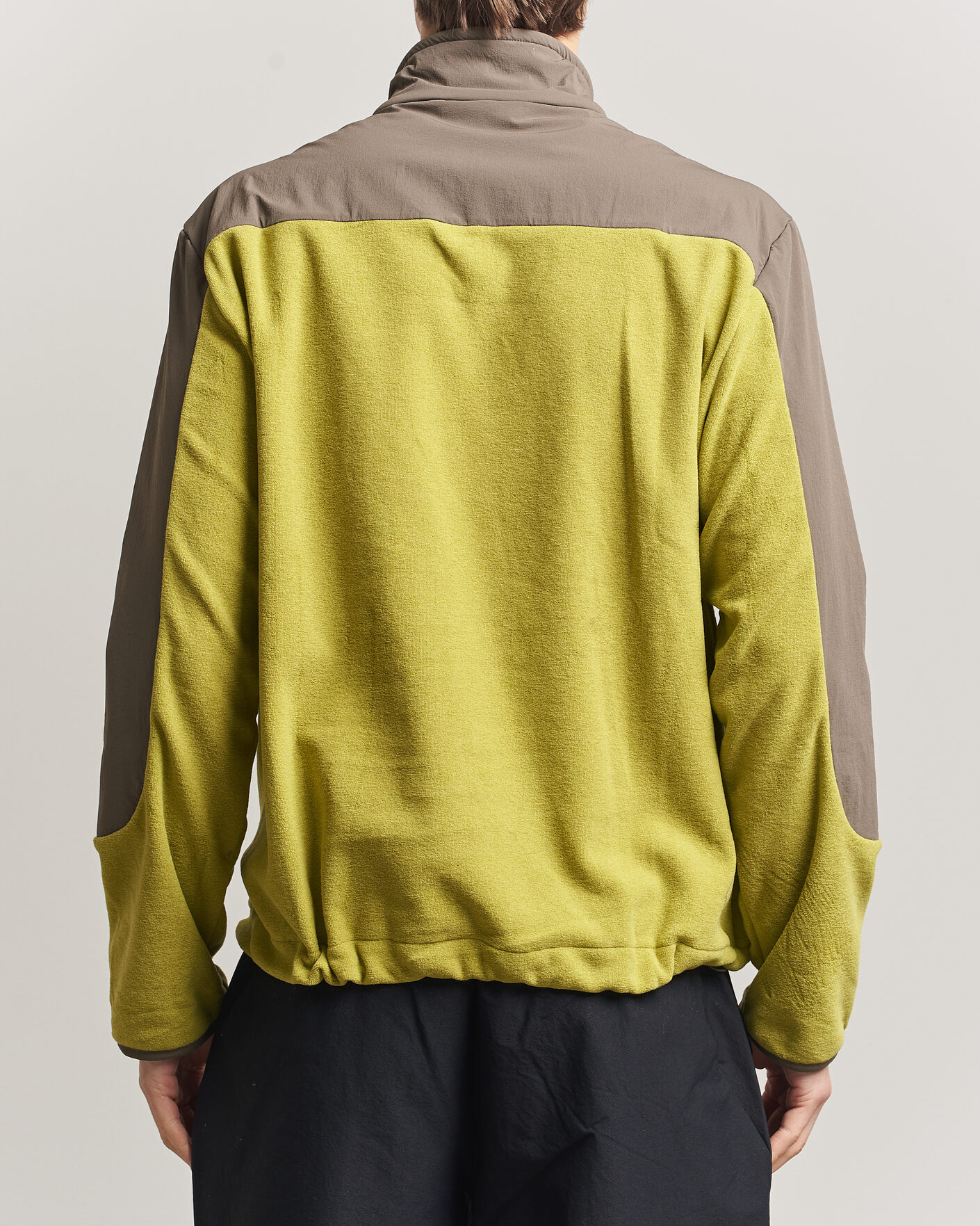 Hombres | Abrigos y chaquetas | Pas Normal Studios | Off Race Light Fleece Half Zip Moss Green