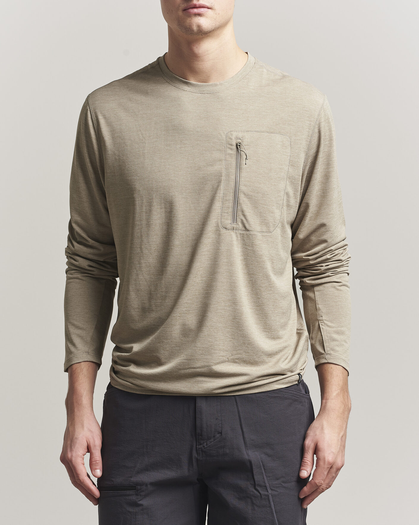 Hombres | Camisetas | Patagonia | Cap Cool Long Sleeve Sun Shirt Seabird Grey