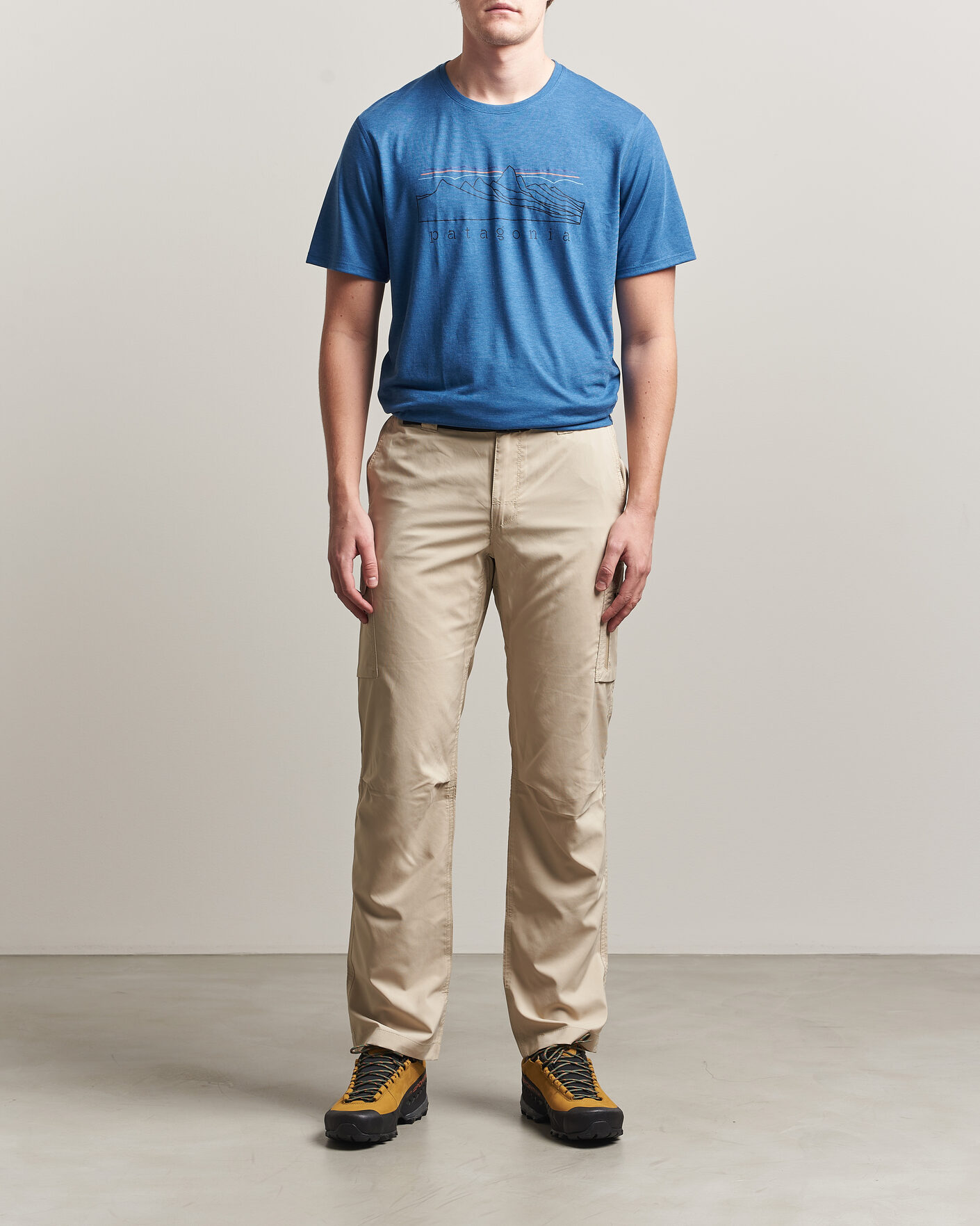 Hombres | Camisetas | Patagonia | Cap Cool Trail T-Shirt Aquatic Blue