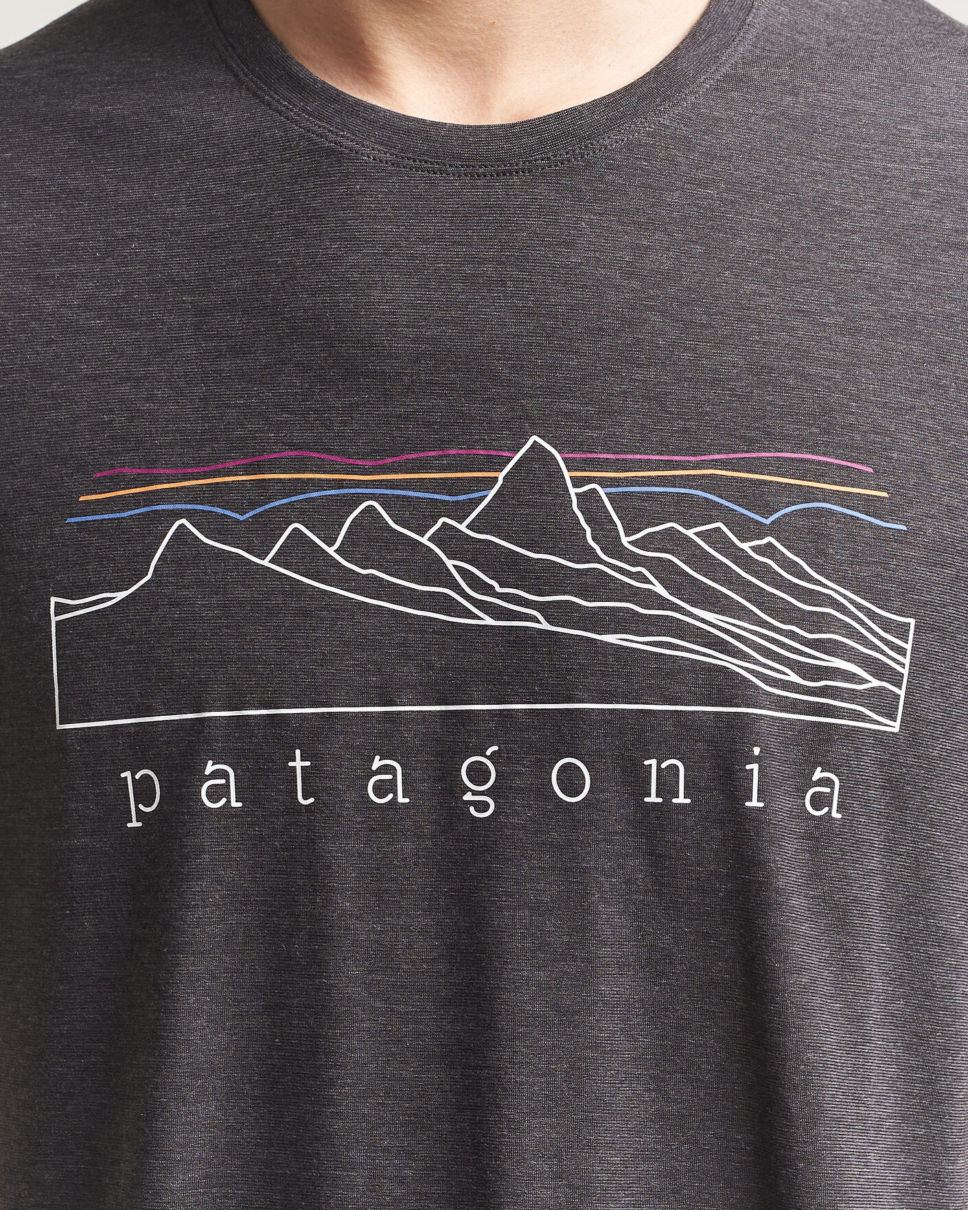 Hombres | Camisetas | Patagonia | Cap Cool Trail T-Shirt Ink Black