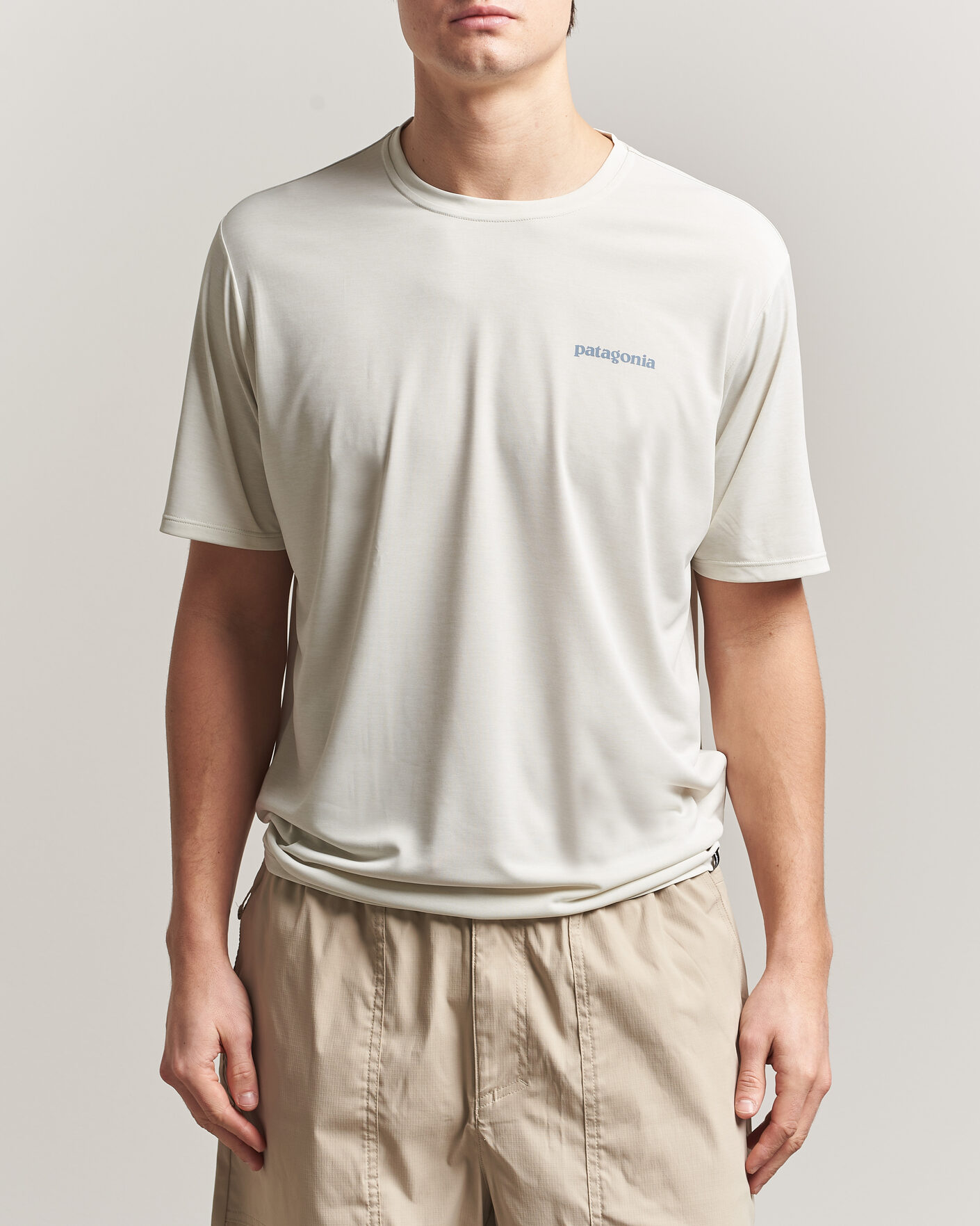 Hombres | Camisetas | Patagonia | Cap Cool Daily Logo T-Shirt Dyno White
