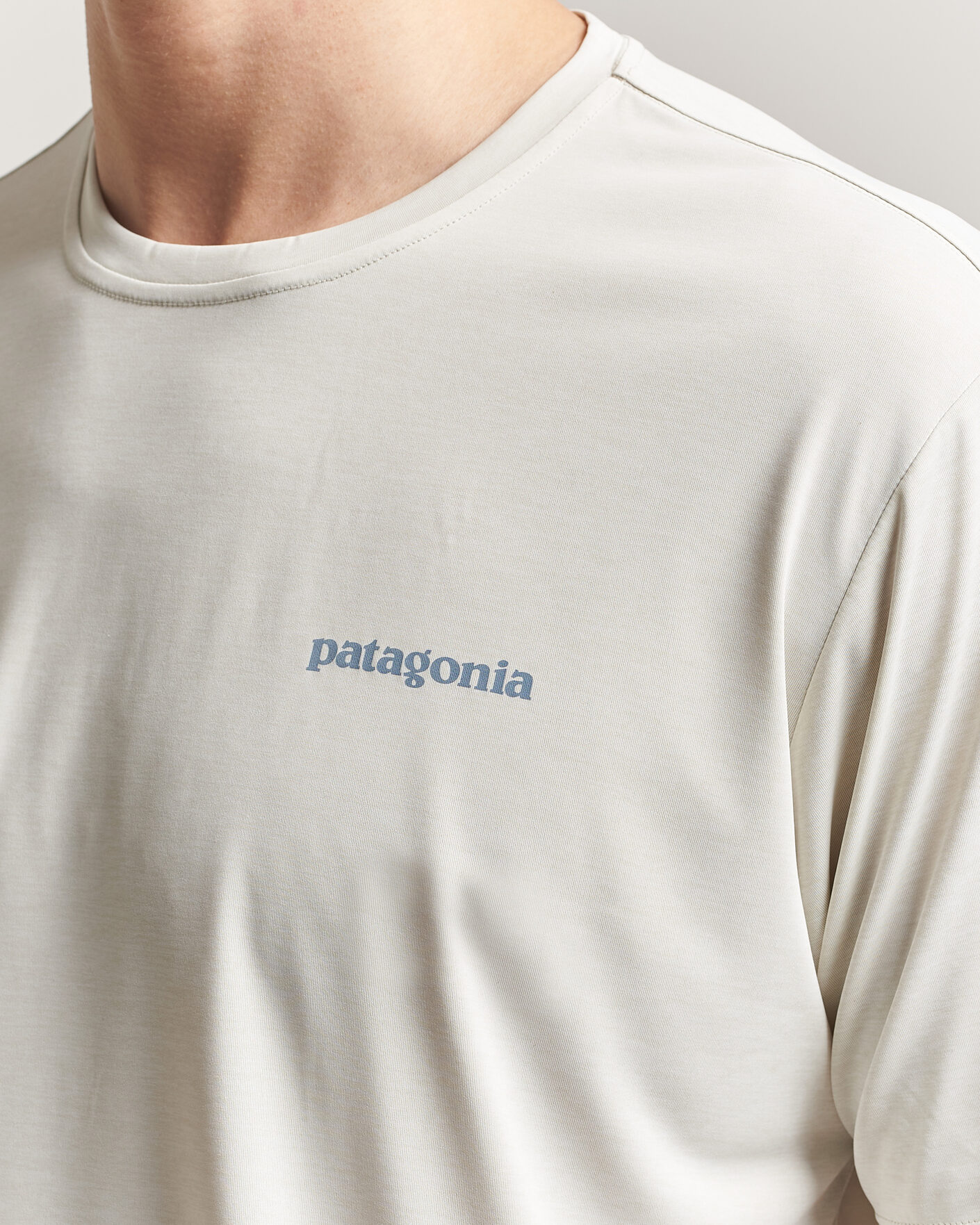 Hombres | Camisetas | Patagonia | Cap Cool Daily Logo T-Shirt Dyno White