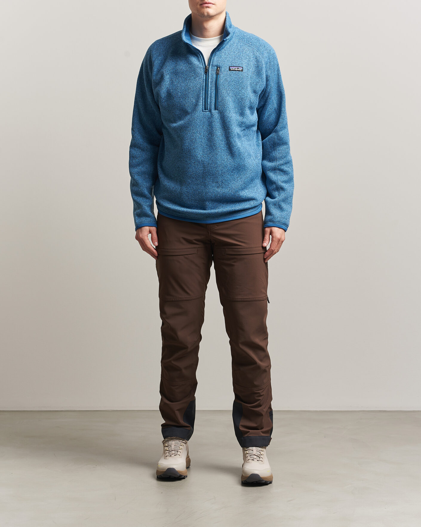 Hombres | Jerséis y prendas de punto | Patagonia | Better Sweater Half Zip Fleece Jacket Aquatic Blue