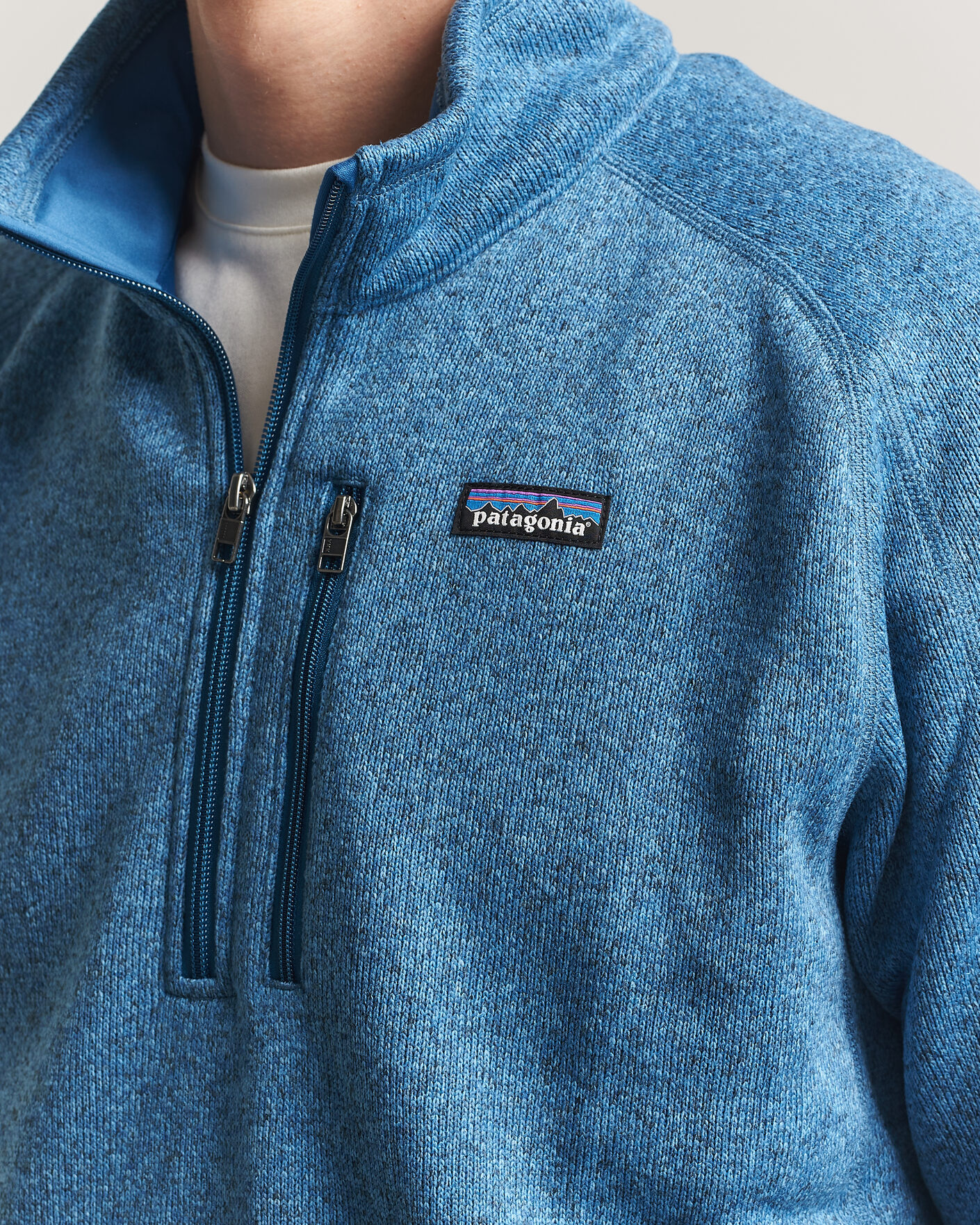 Hombres | Jerséis y prendas de punto | Patagonia | Better Sweater Half Zip Fleece Jacket Aquatic Blue