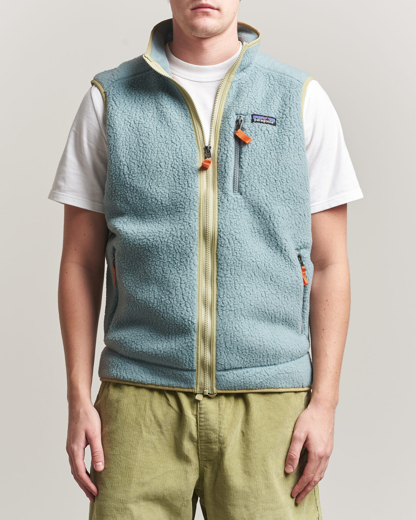 Hombres | Chalecos | Patagonia | Retro Pile Vest Blue Sage