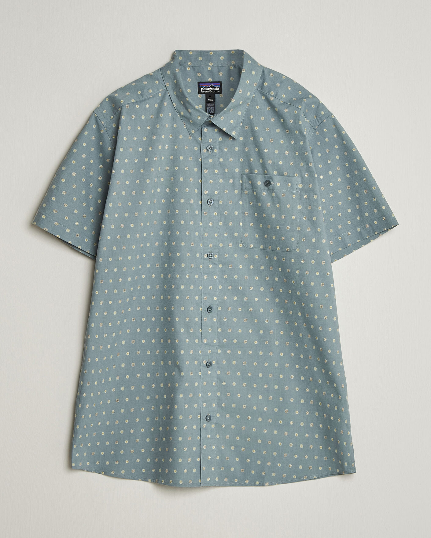 Hombres | Camisas | Patagonia | Go To Short Sleeve Shirt Blue Sage