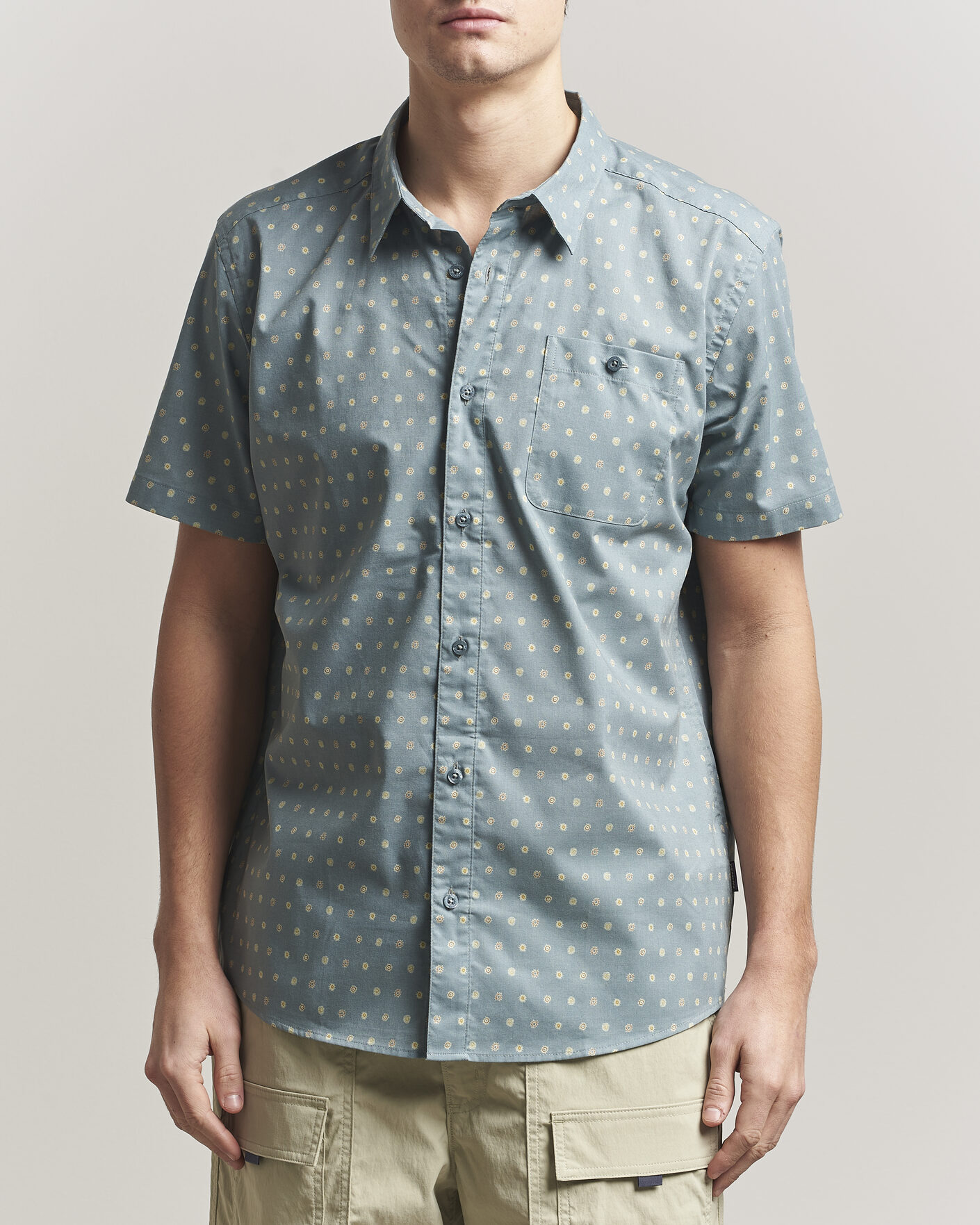 Hombres | Camisas | Patagonia | Go To Short Sleeve Shirt Blue Sage
