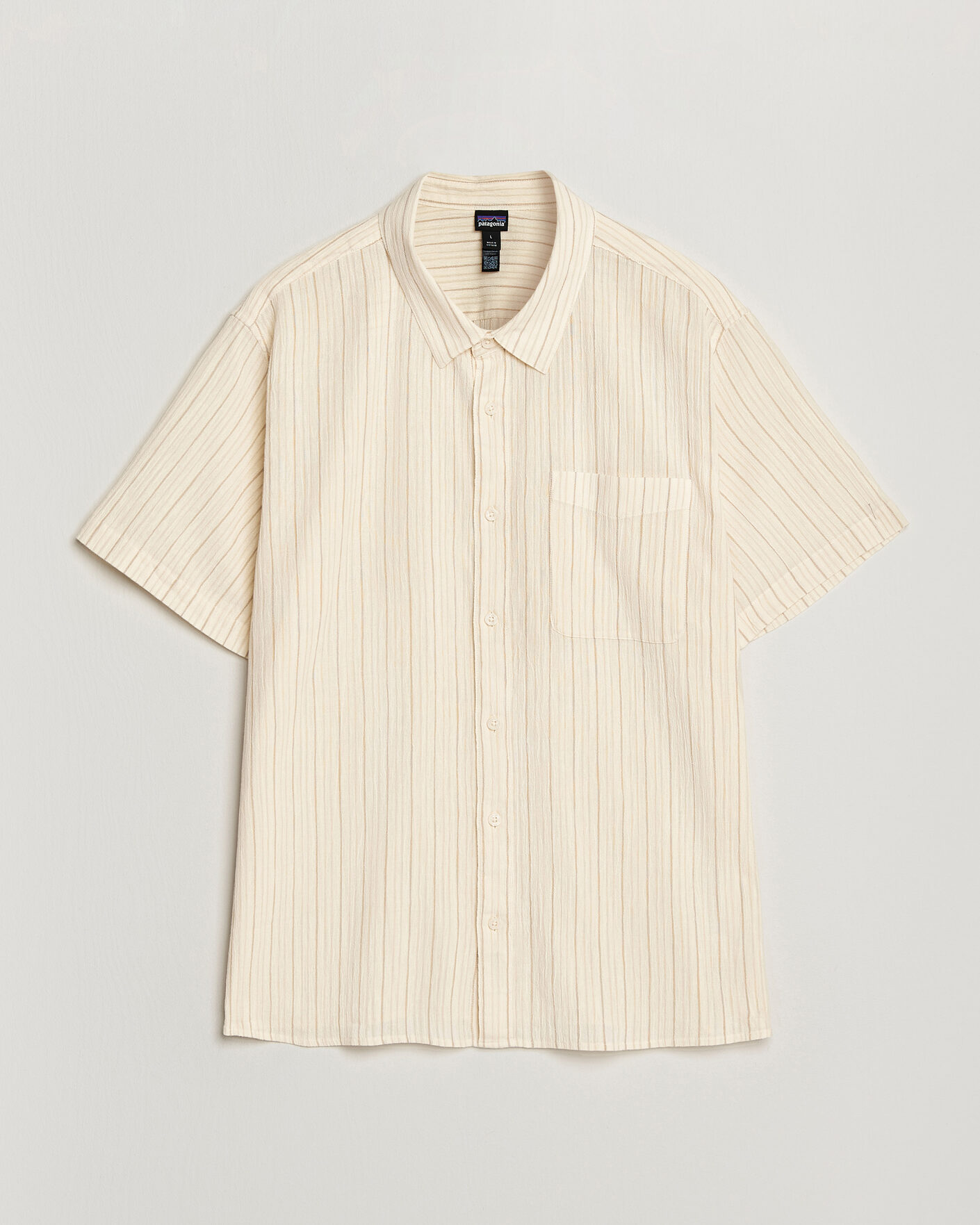 Hombres | Camisas | Patagonia | AC Short Sleeve Shirt Natural