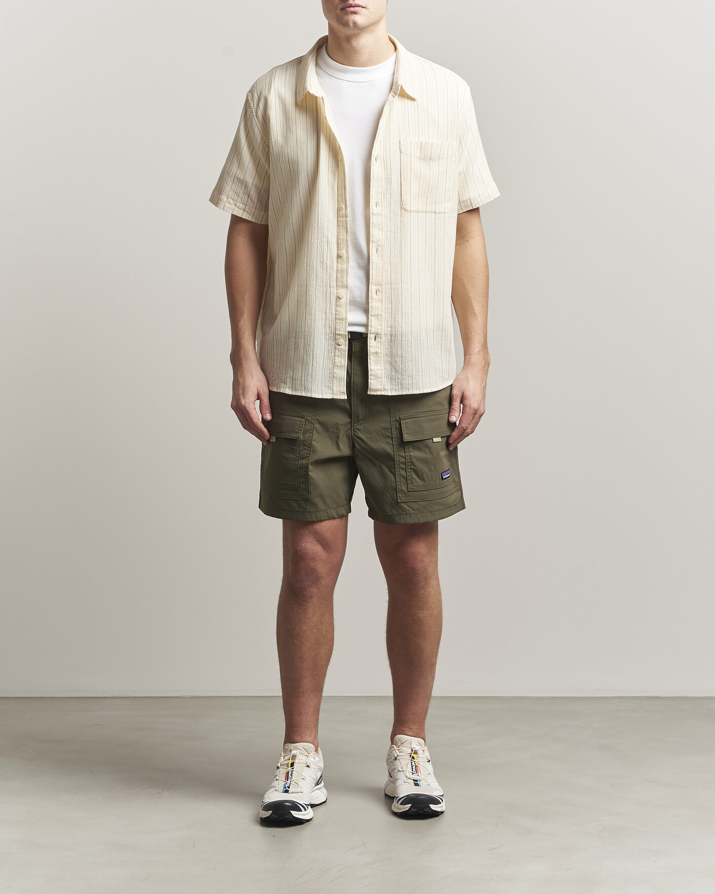 Hombres | Camisas | Patagonia | AC Short Sleeve Shirt Natural