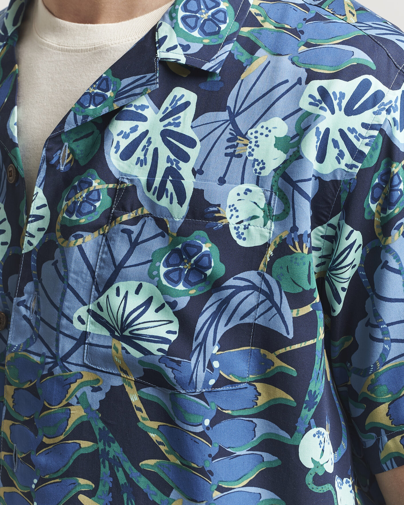 Hombres | Camisas | Patagonia | Tidal Threads Short Sleeve Shirt New Navy