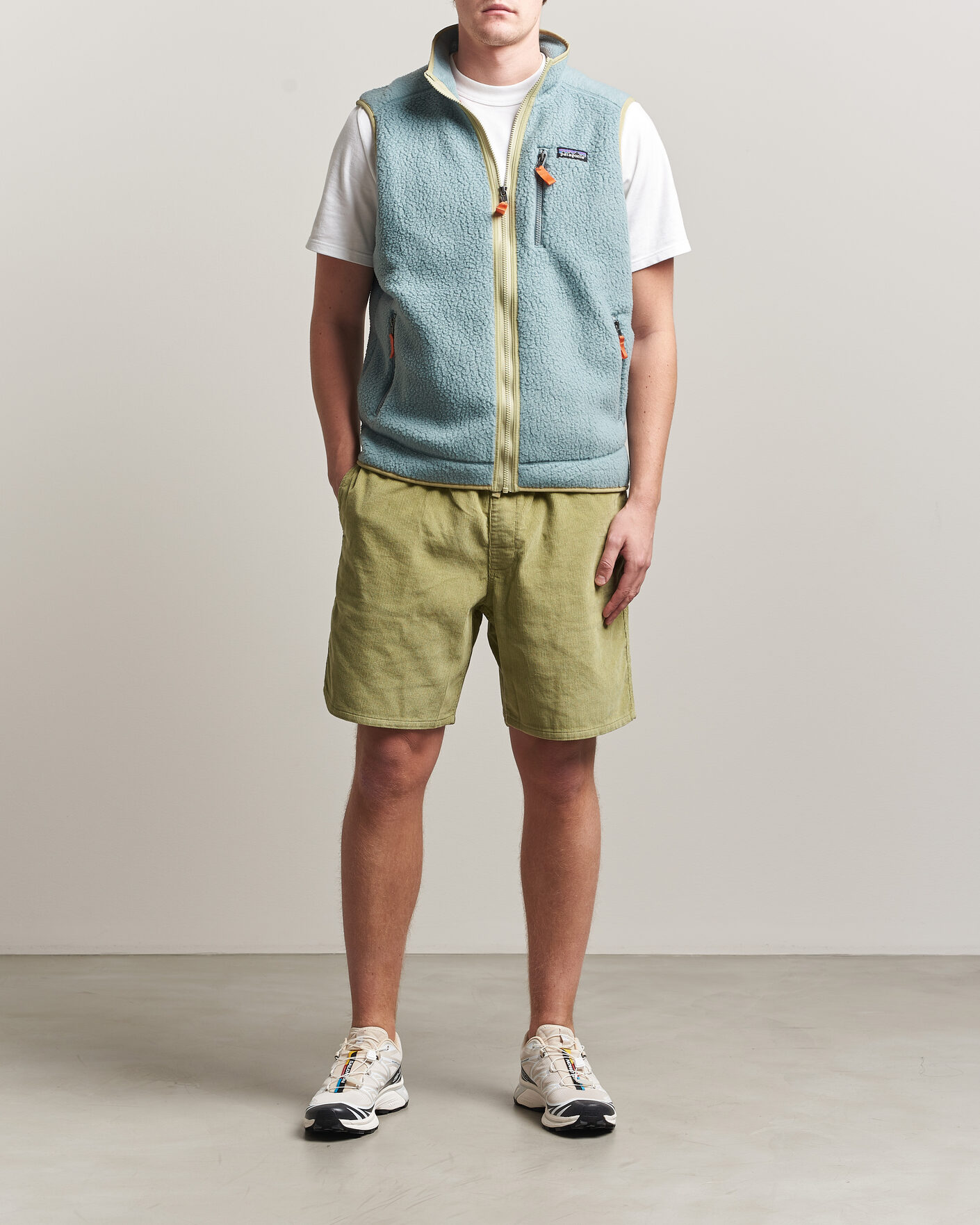 Hombres | Pantalones cortos | Patagonia | Corduroy Volley Shorts Green