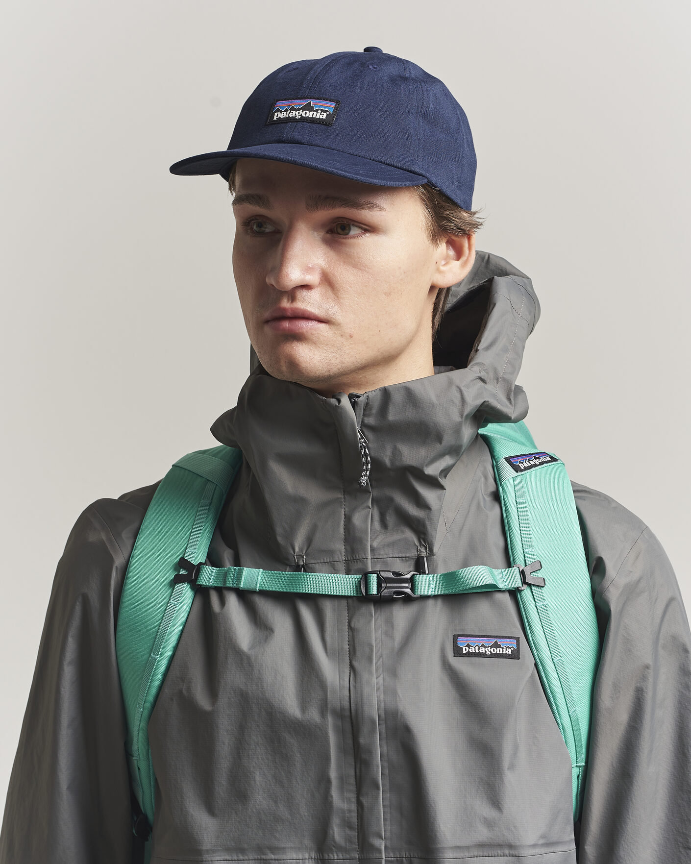 Hombres | Sombreros y gorras | Patagonia | P-6 Label Trad Cap New Navy