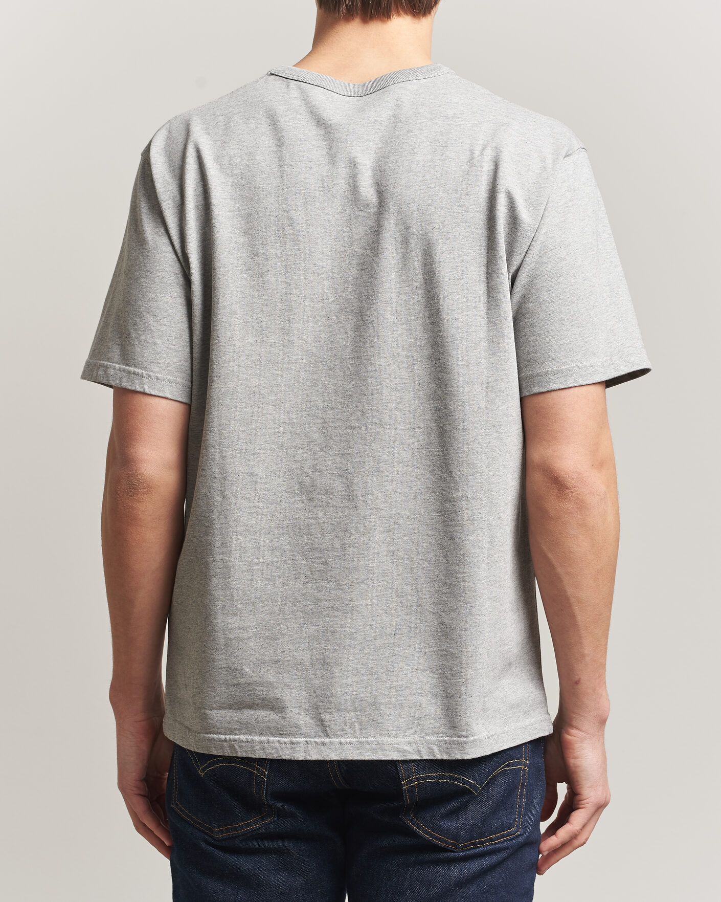Hombres | Camisetas | Pendleton | Heavyweight P Tee Ash Heather Grey