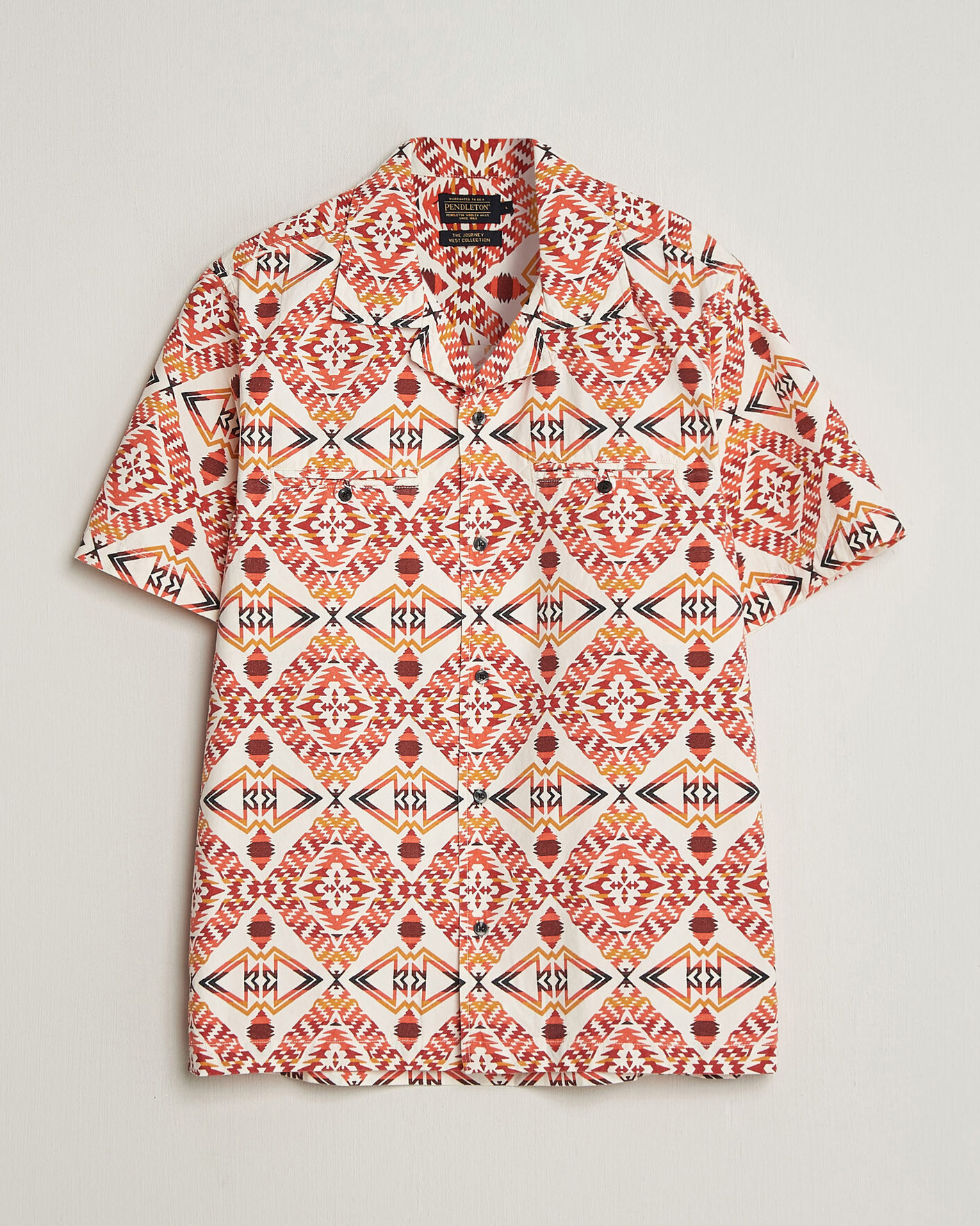 Hombres | Camisas | Pendleton | Camp Shirt Thunder Earthquake/Cream