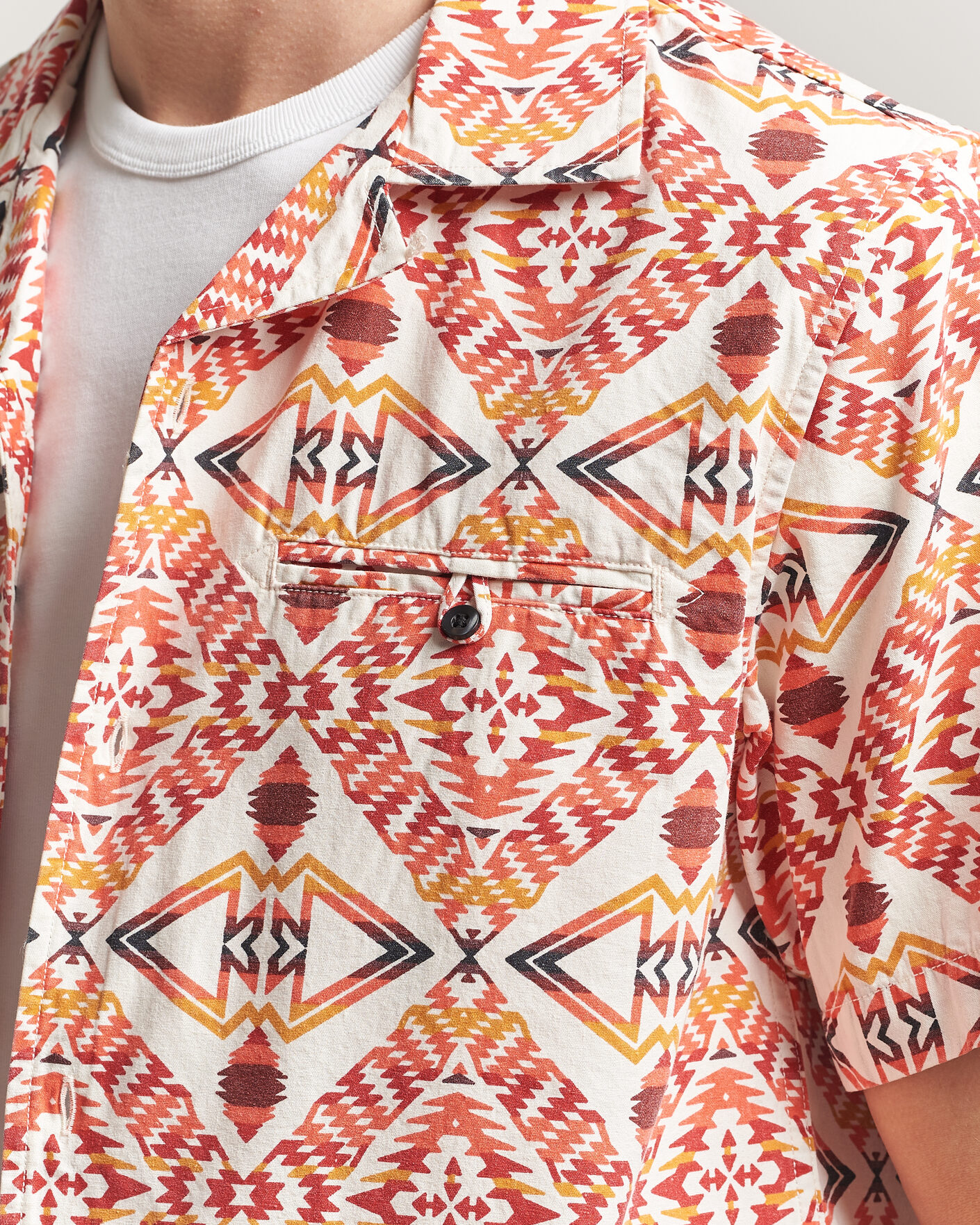 Hombres | Camisas | Pendleton | Camp Shirt Thunder Earthquake/Cream