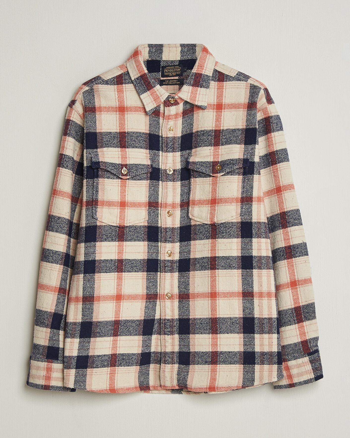 Hombres | Camisas | Pendleton | Big Pocket Shirt Silver Lining