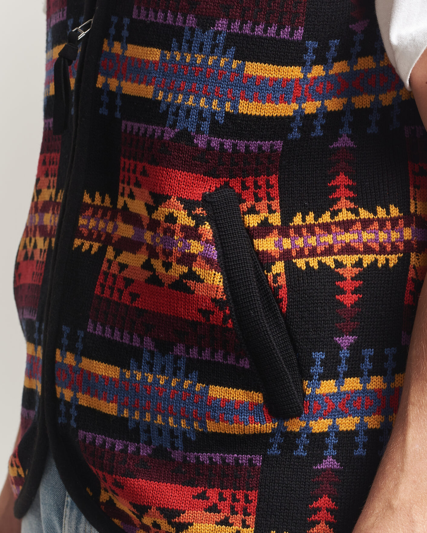 Hombres | Jerséis y prendas de punto | Pendleton | Jacquard Vest Black