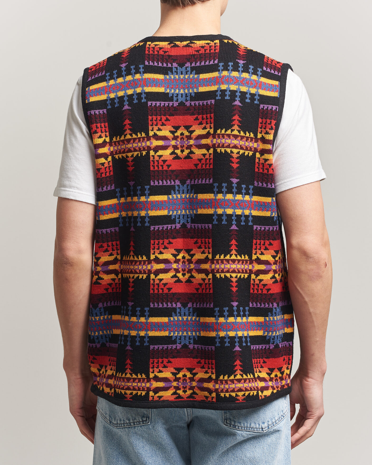 Hombres | Jerséis y prendas de punto | Pendleton | Jacquard Vest Black