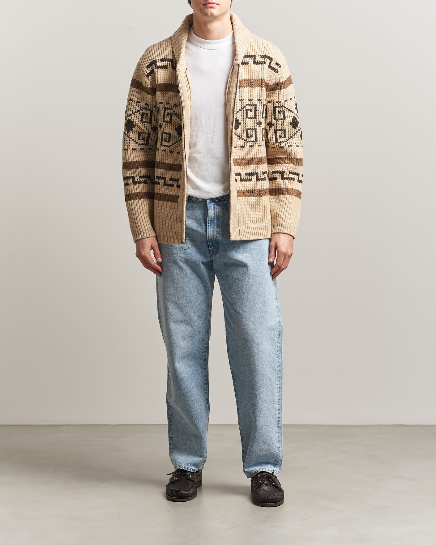 Hombres | Jerséis y prendas de punto | Pendleton | Original Westerley Cardigan Tan/Brown