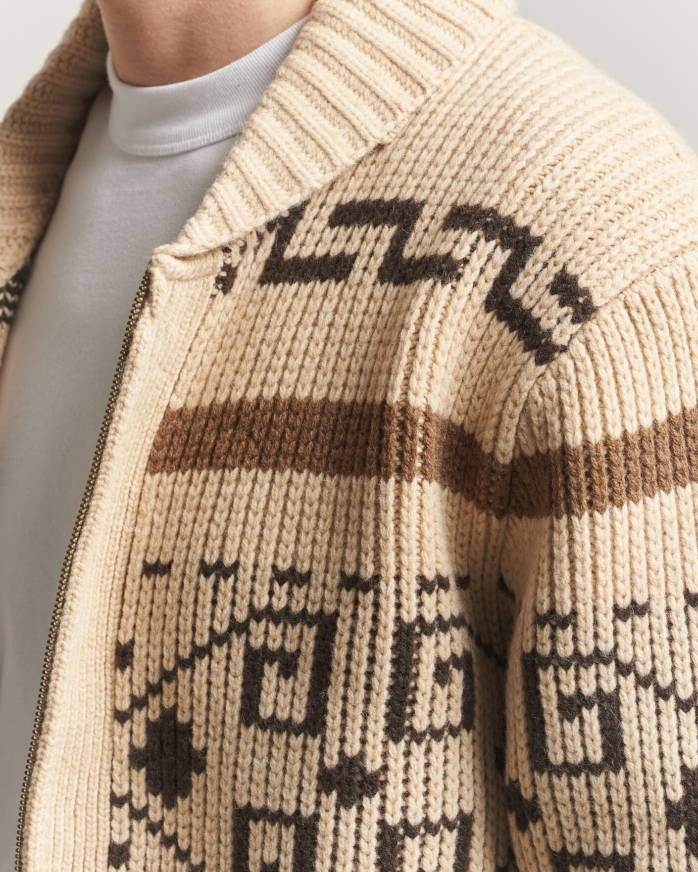 Hombres | Jerséis y prendas de punto | Pendleton | Original Westerley Cardigan Tan/Brown
