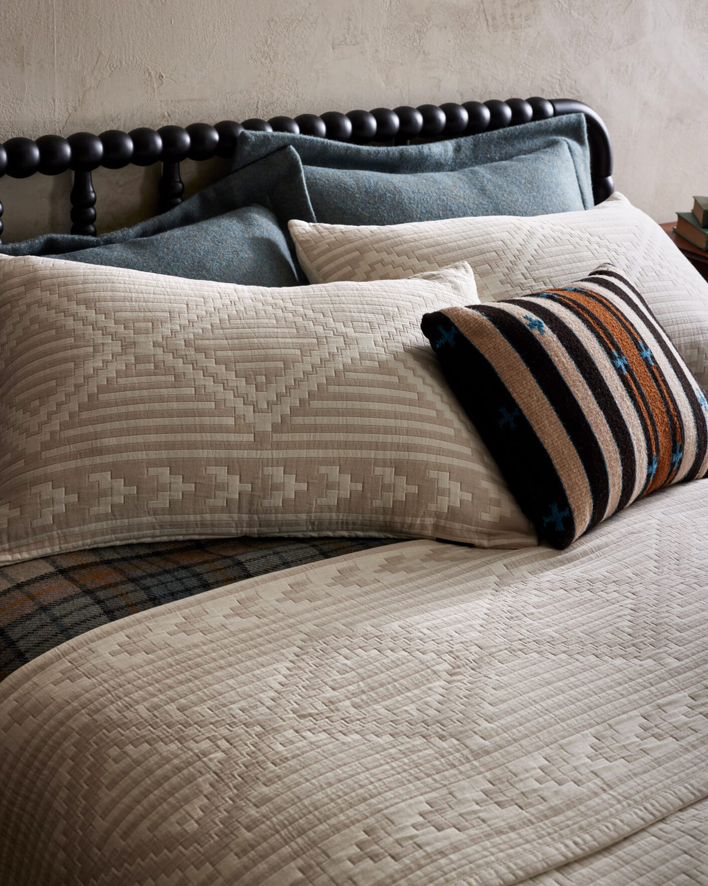 Hombres | Hogar | Pendleton | Organic Cotton Matelasse Pillow Ganado