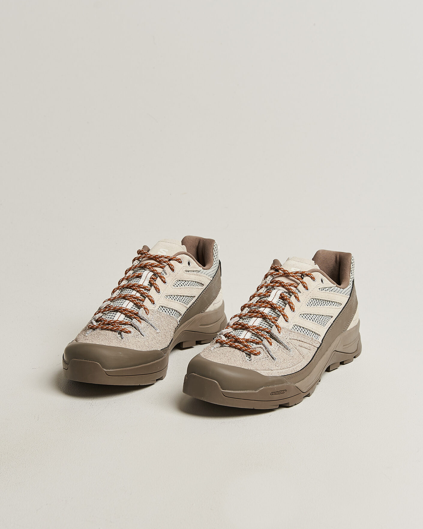 Hombres | Zapatillas de trail | Salomon | X-ALP Woven Sneakers Walnut/Silver Cloud