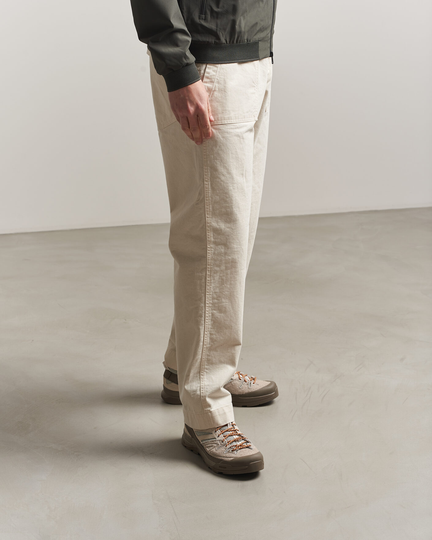 Hombres | Zapatillas de trail | Salomon | X-ALP Woven Sneakers Walnut/Silver Cloud