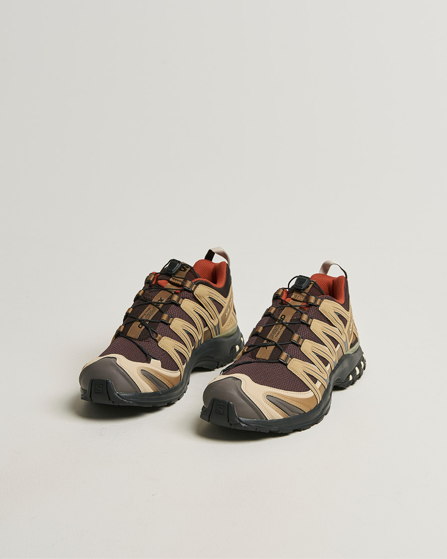 Hombres | Zapatillas de trail | Salomon | XA Pro 3D Sneakers Black Coffee/Kelp